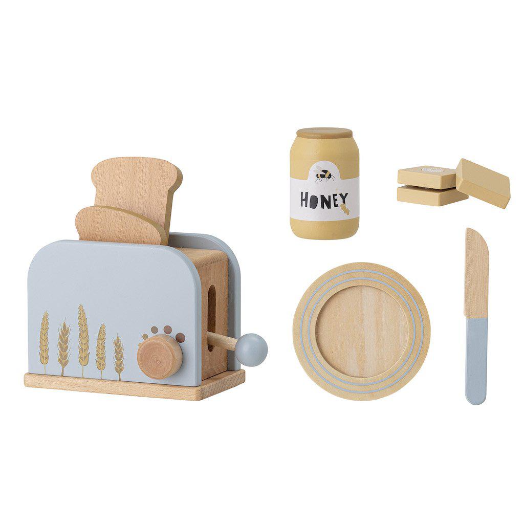 Adda Wooden Toy Breakfast Food Play Set-Bloomingville Mini-Beaumonde