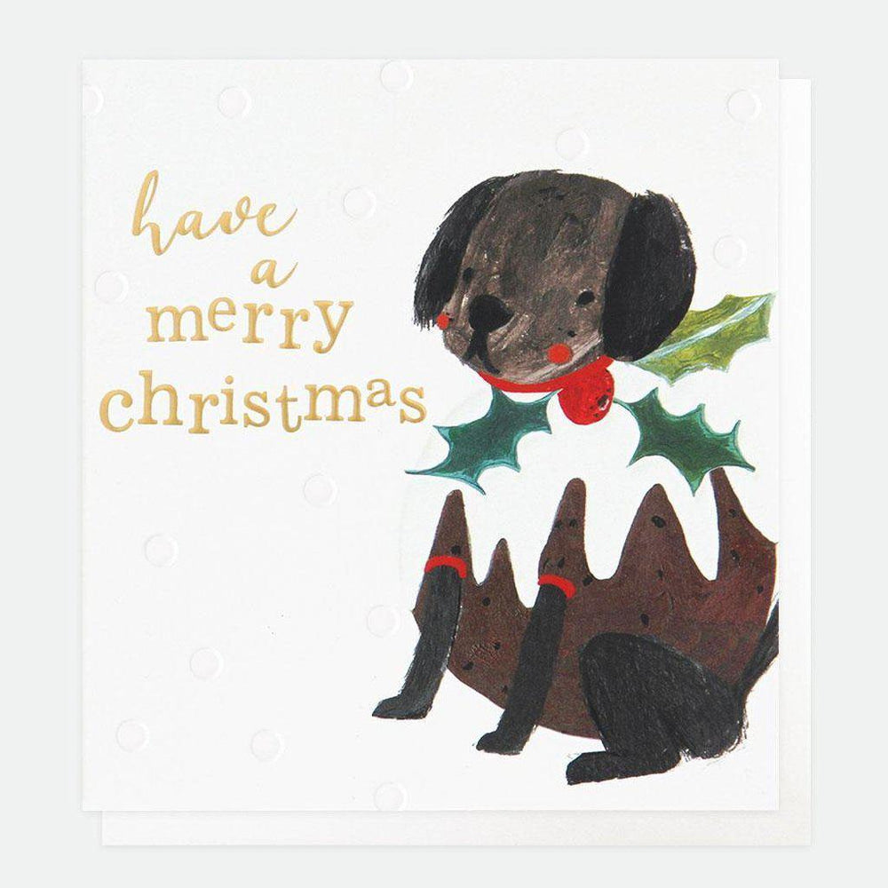 Painted Dog Pudding Charity Christmas Cards Pack-Beaumonde