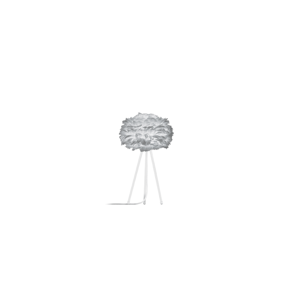 Eos Mini Feather Lamp Shade Light Grey 35cm-Umage-Beaumonde