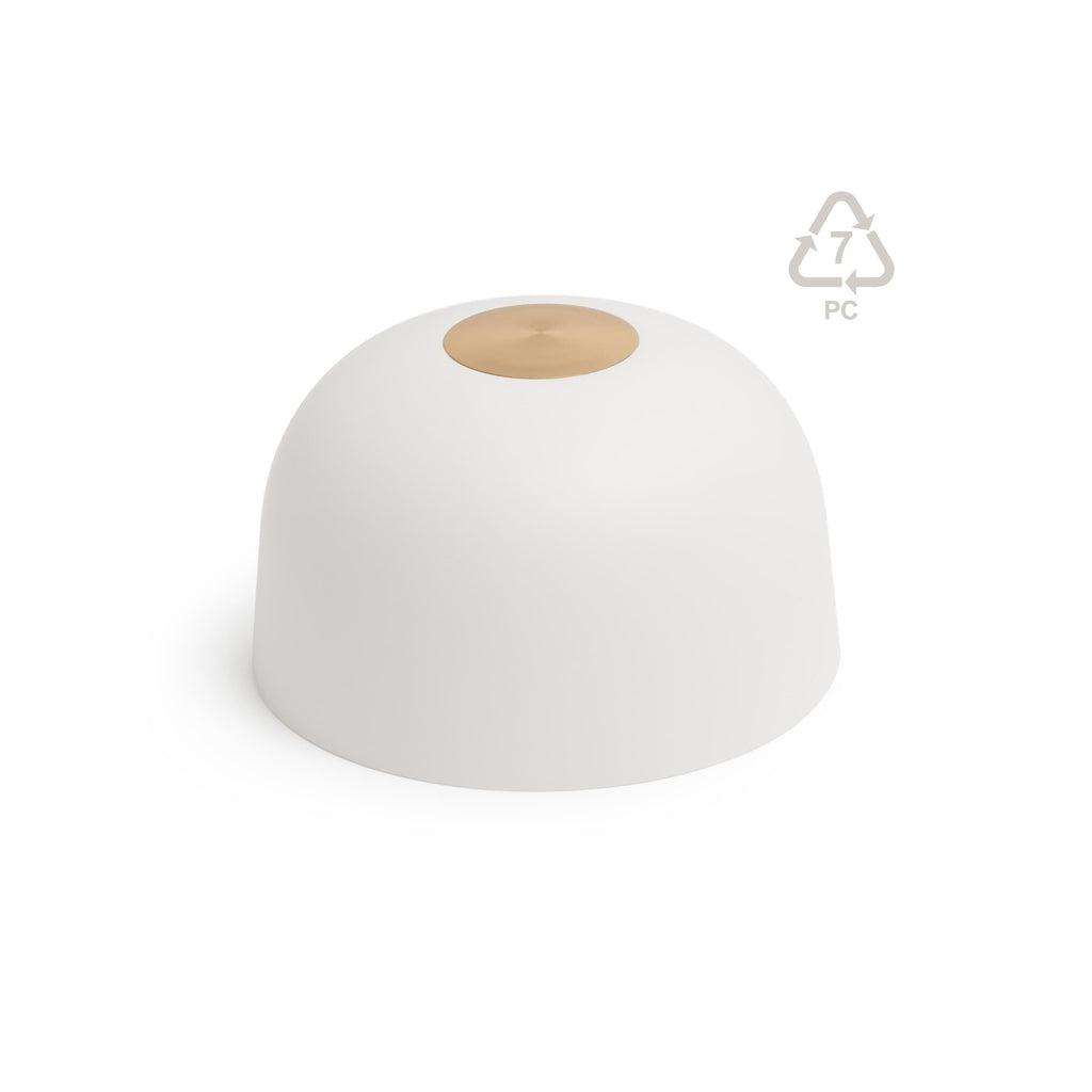 Humble Two Polycarbonate Lampshade Gold Frosted-Humble-Beaumonde