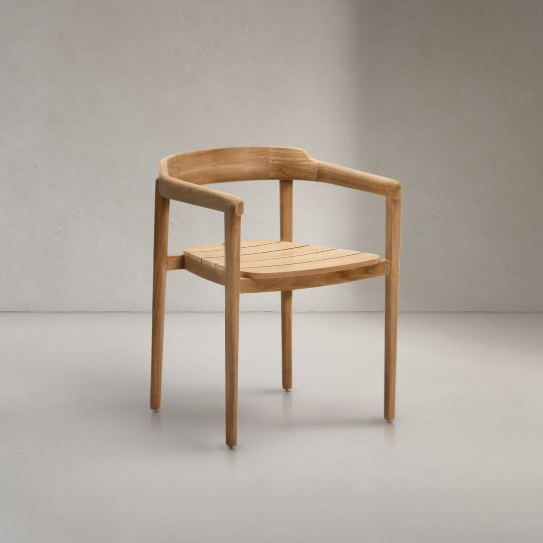 Icaro Solid Teak Chair 100% FSC-Beaumonde