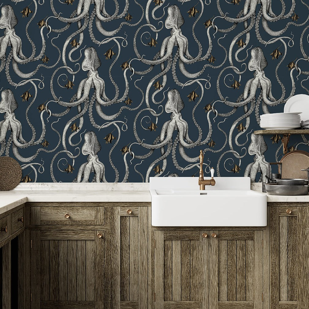 Octopoda Wallpaper-Beaumonde