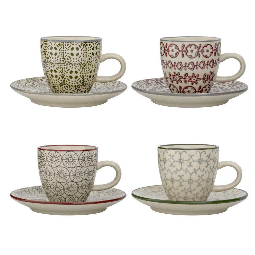 Karine Espresso Cups Set of 4-Bloomingville-Beaumonde