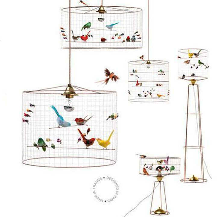 La Voliere Birdcage Floor Lamp-Beaumonde
