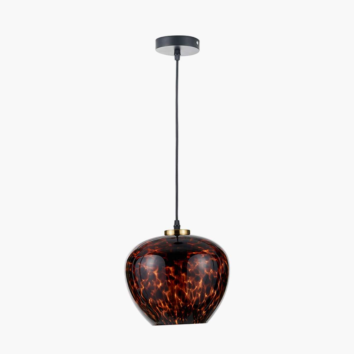Pacific Lifestyle Lucien Tortoiseshell Glass Pendant – Beaumonde