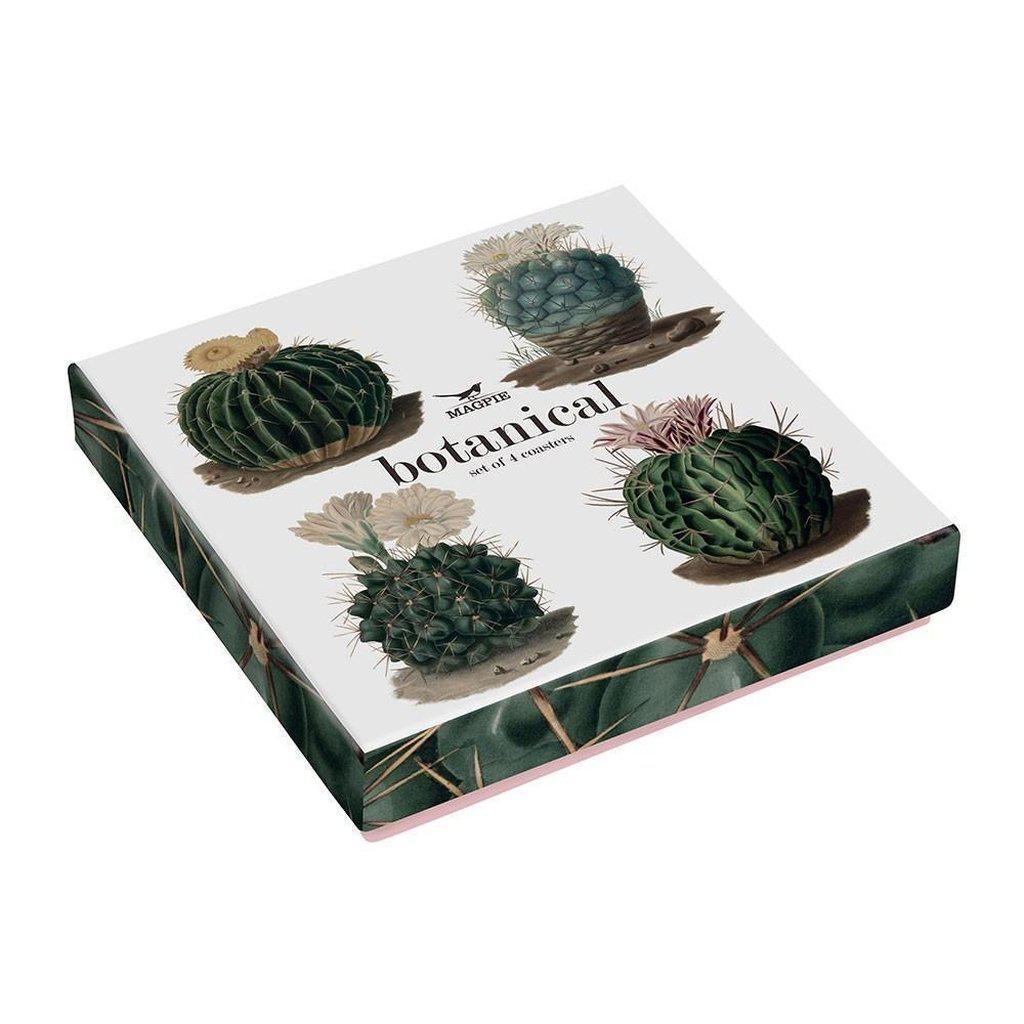 Botanical Cactus Coasters Set-Beaumonde