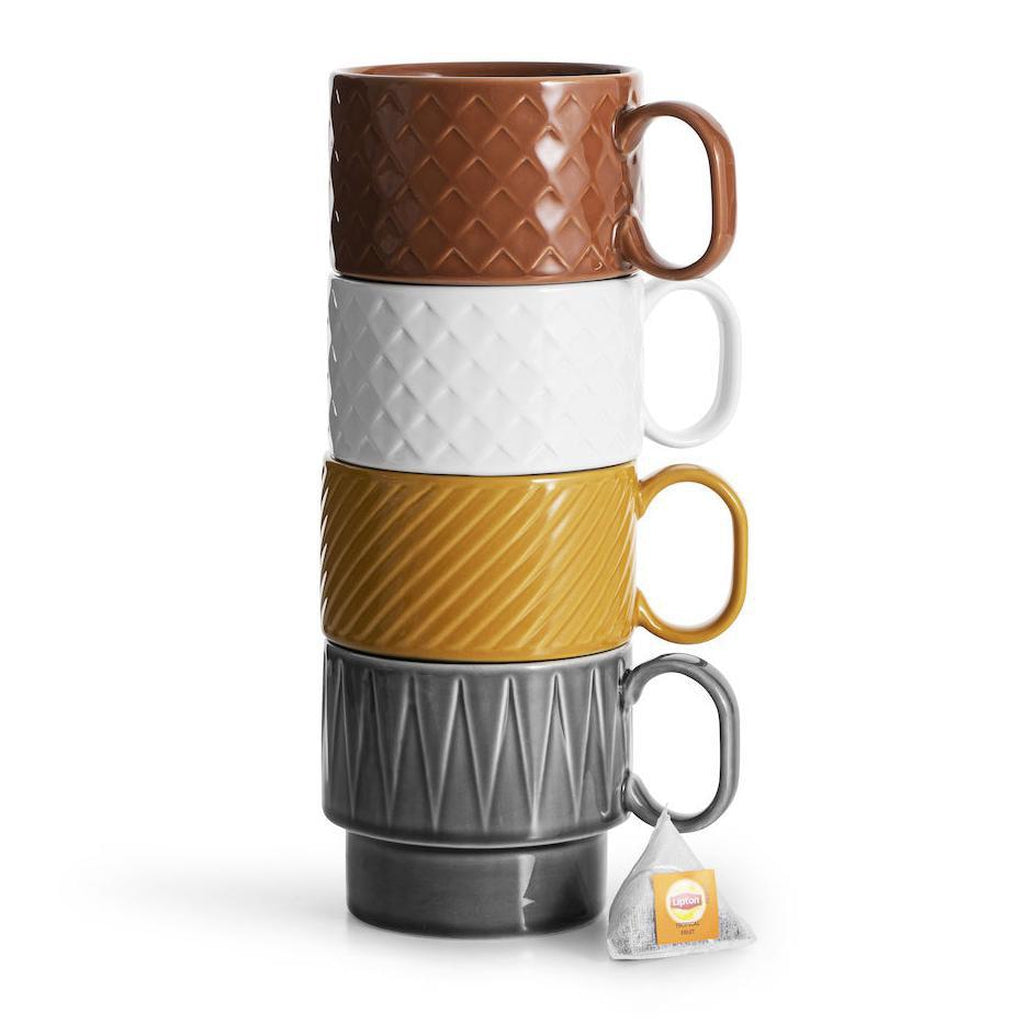 Coffee and More Tea Mug Grey-Beaumonde