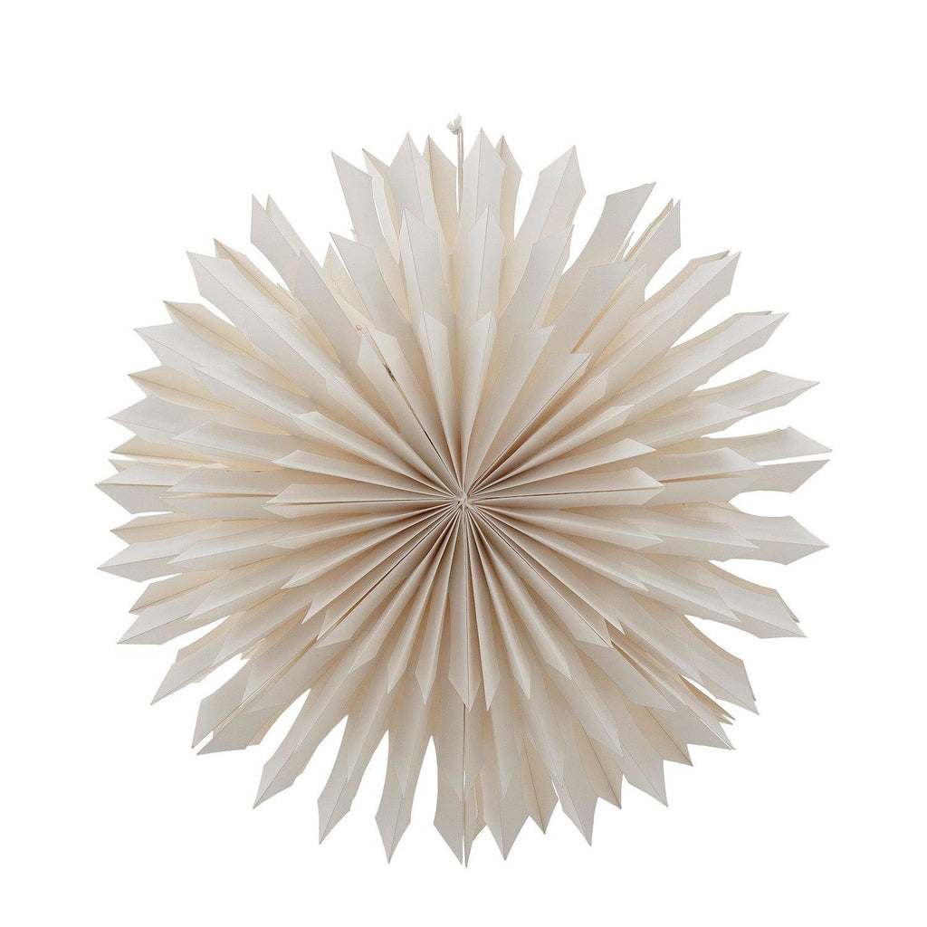 White Paper Snowflake Decoration 55cm - Seconds-Beaumonde