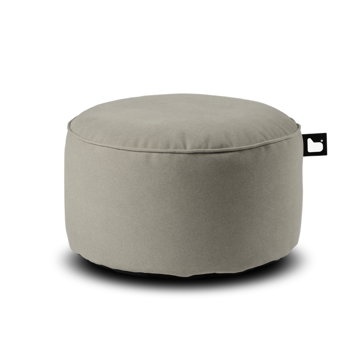 Brushed Suede Poufe-Beaumonde