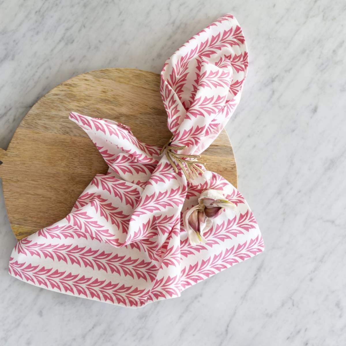 Grand Illusions 100% Cotton Napkin Vallarta Pink