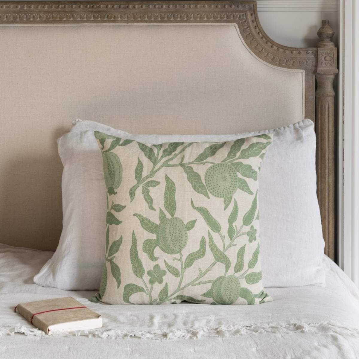 Grand Illusions 100% Linen Cushion Filled Eden 45x45cm