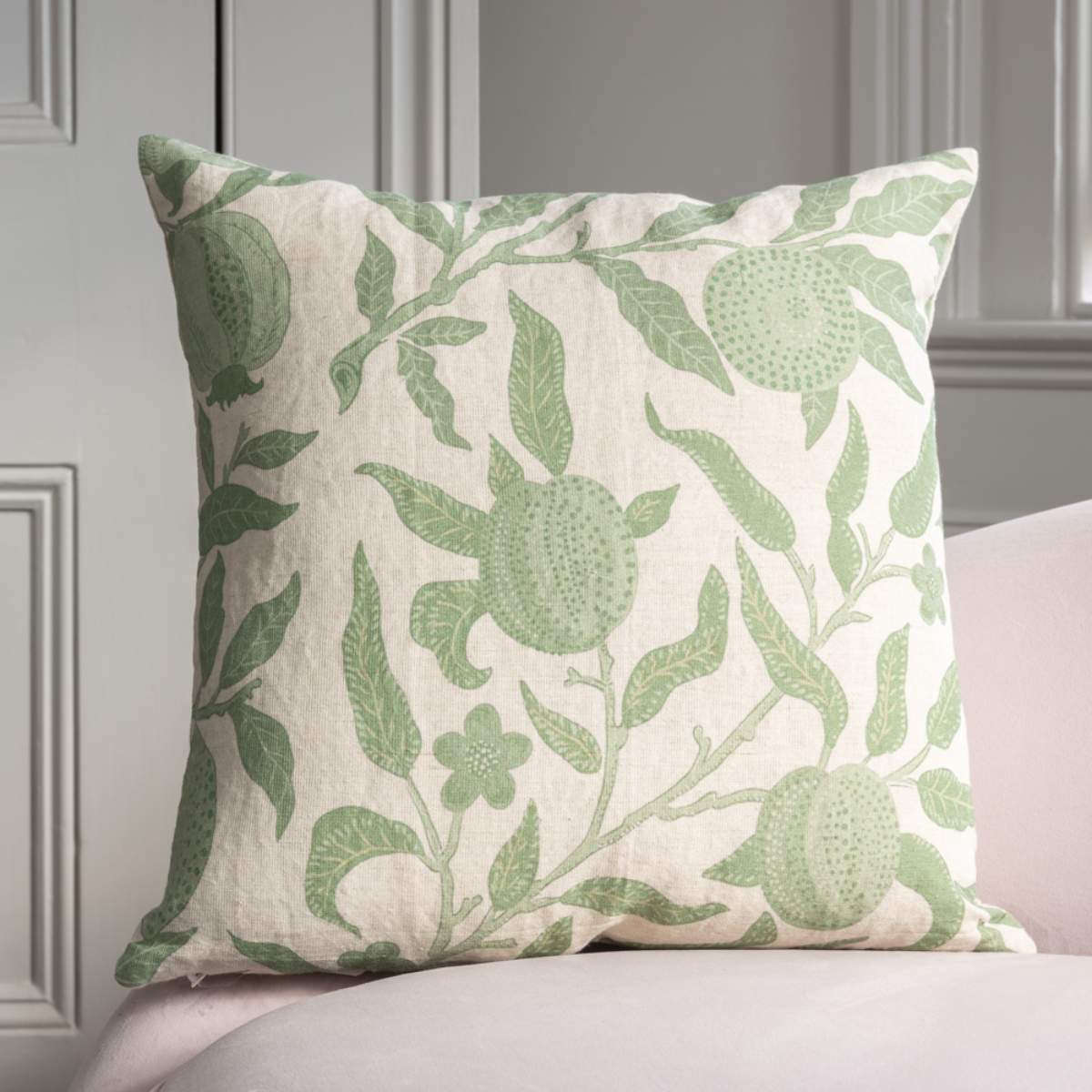 Grand Illusions 100% Linen Cushion Filled Eden 45x45cm