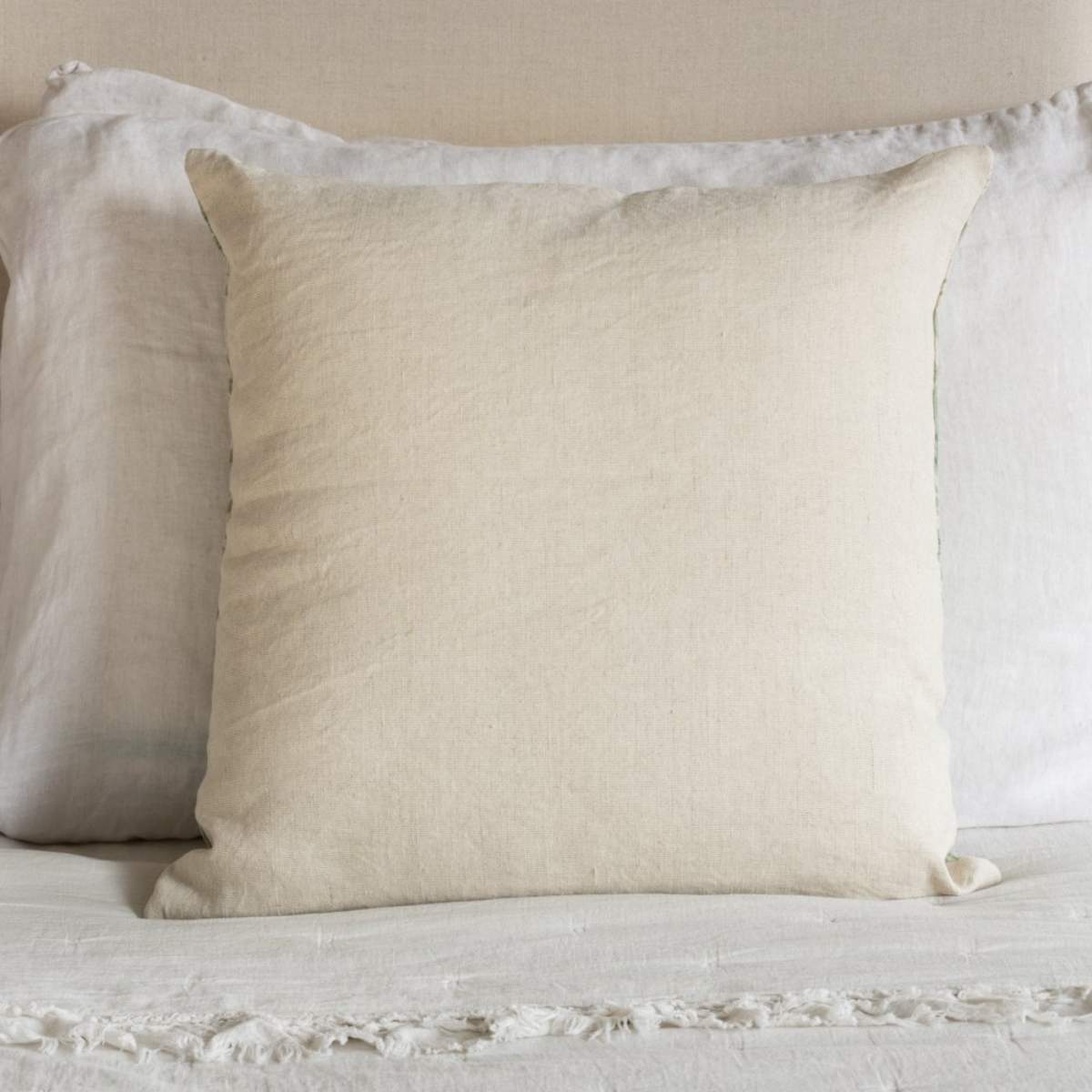 Grand Illusions 100% Linen Cushion Filled Eden 45x45cm
