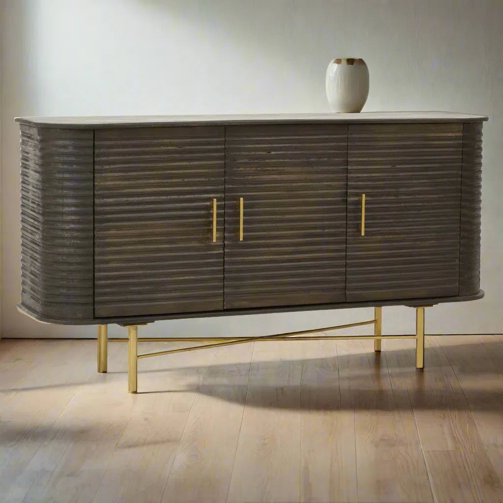 Beaumonde Home Sami Mango Wood Sideboard-Beaumonde