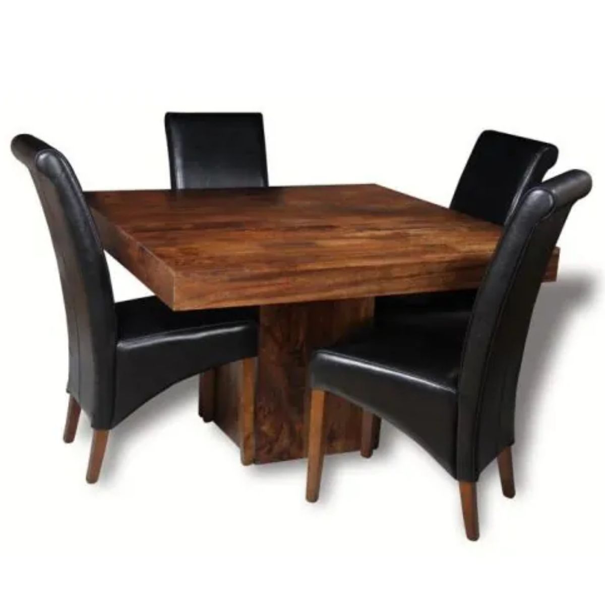 Trade Furniture 120cm Cube Dining Table & 4 Chairs