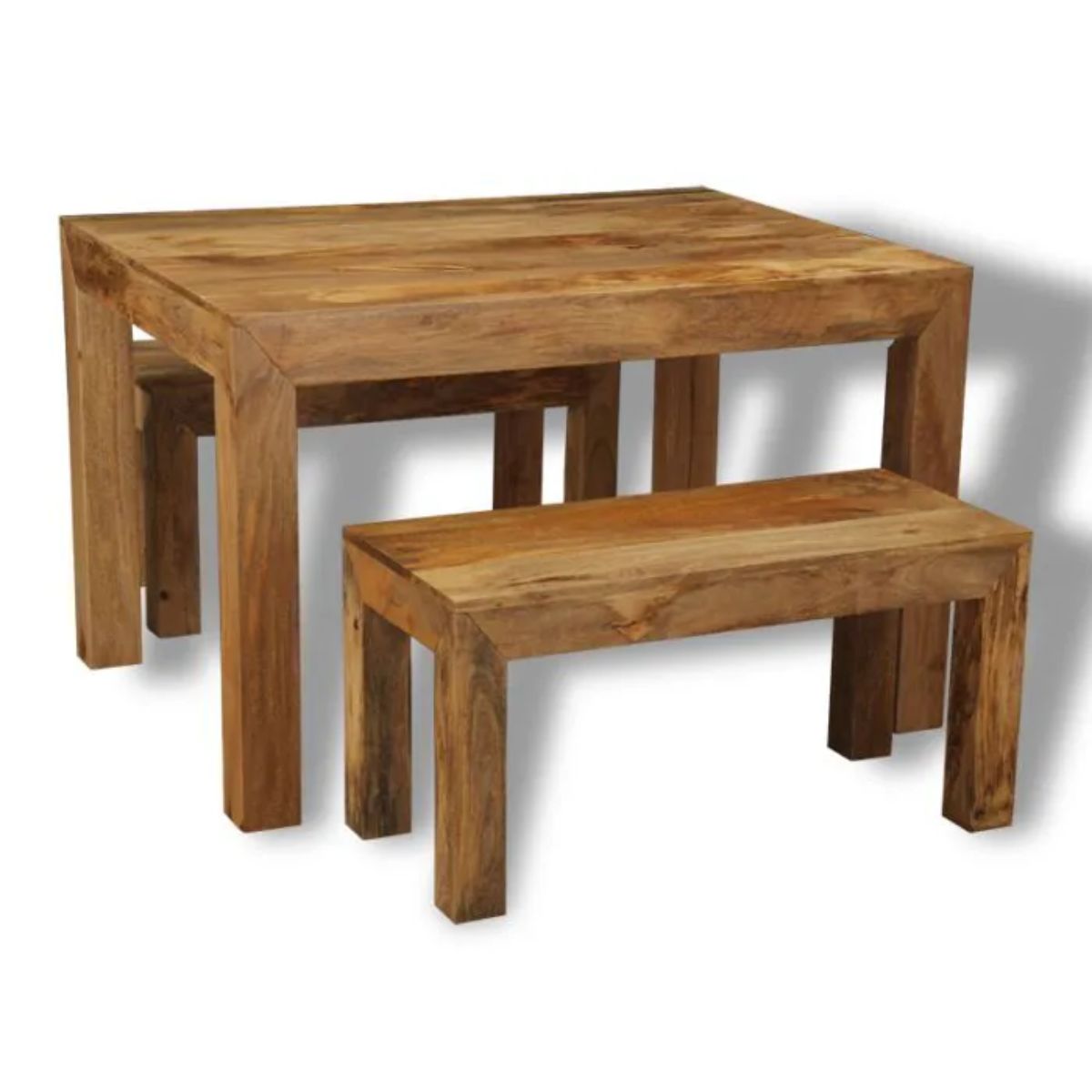 Trade Furniture 120cm Dining Table & 2 Dakota Benches