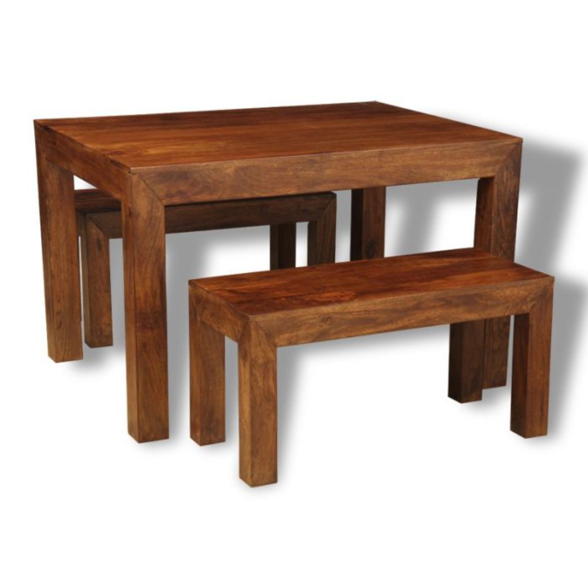 Trade Furniture 120cm Dining Table & 2 Dakota Benches