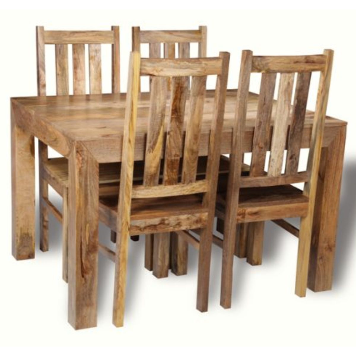 Trade Furniture 120cm Dining Table & 4 Dakota Chairs