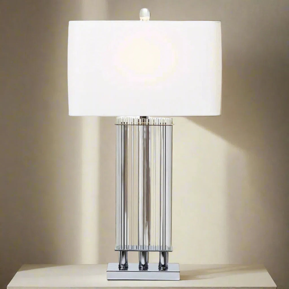Beaumonde Home Elayna Silver Table Lamp-Beaumonde