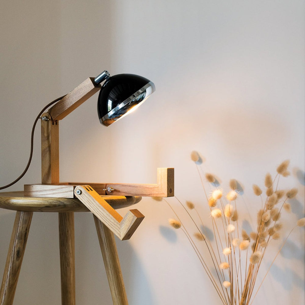 12V-DWR-MB-Mr. Wattson Original Table Lamp - Matt Black - Lifestyle