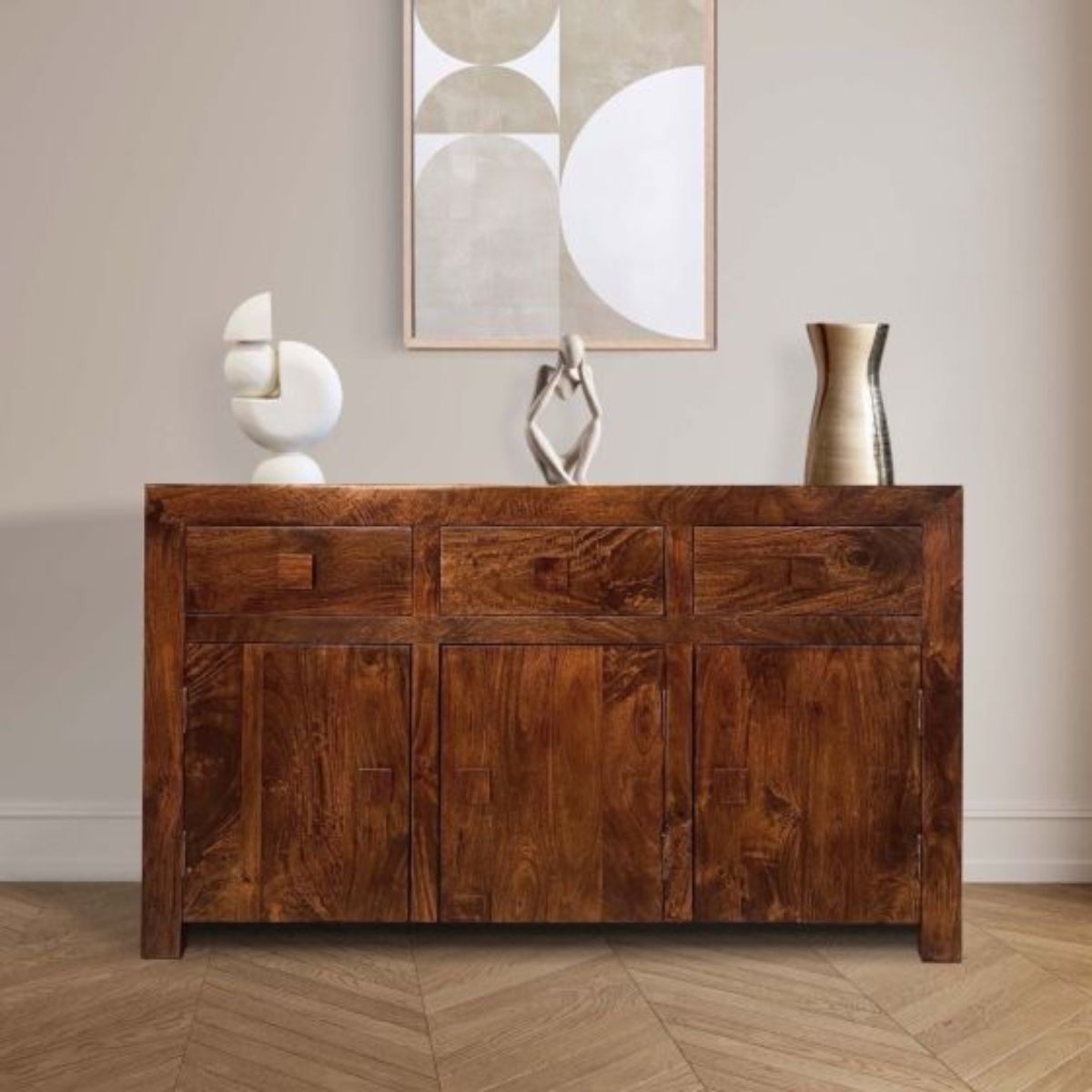 Trade Furniture 140cm 3 Cupboard Sideboard