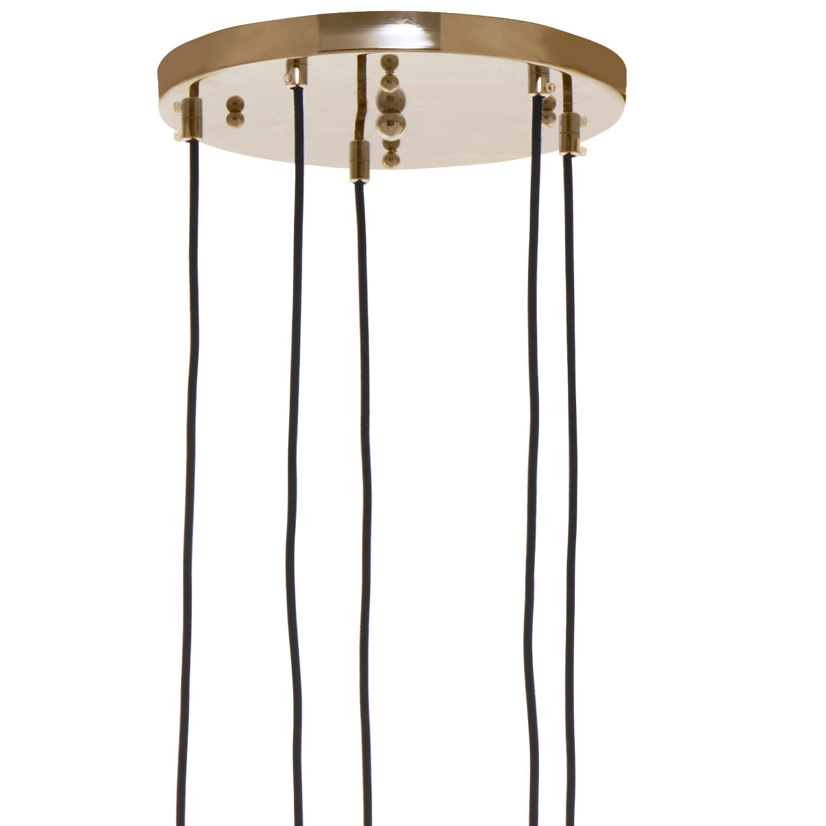 Beaumonde Home Revive Gold Finish Five Pendant Lights 5