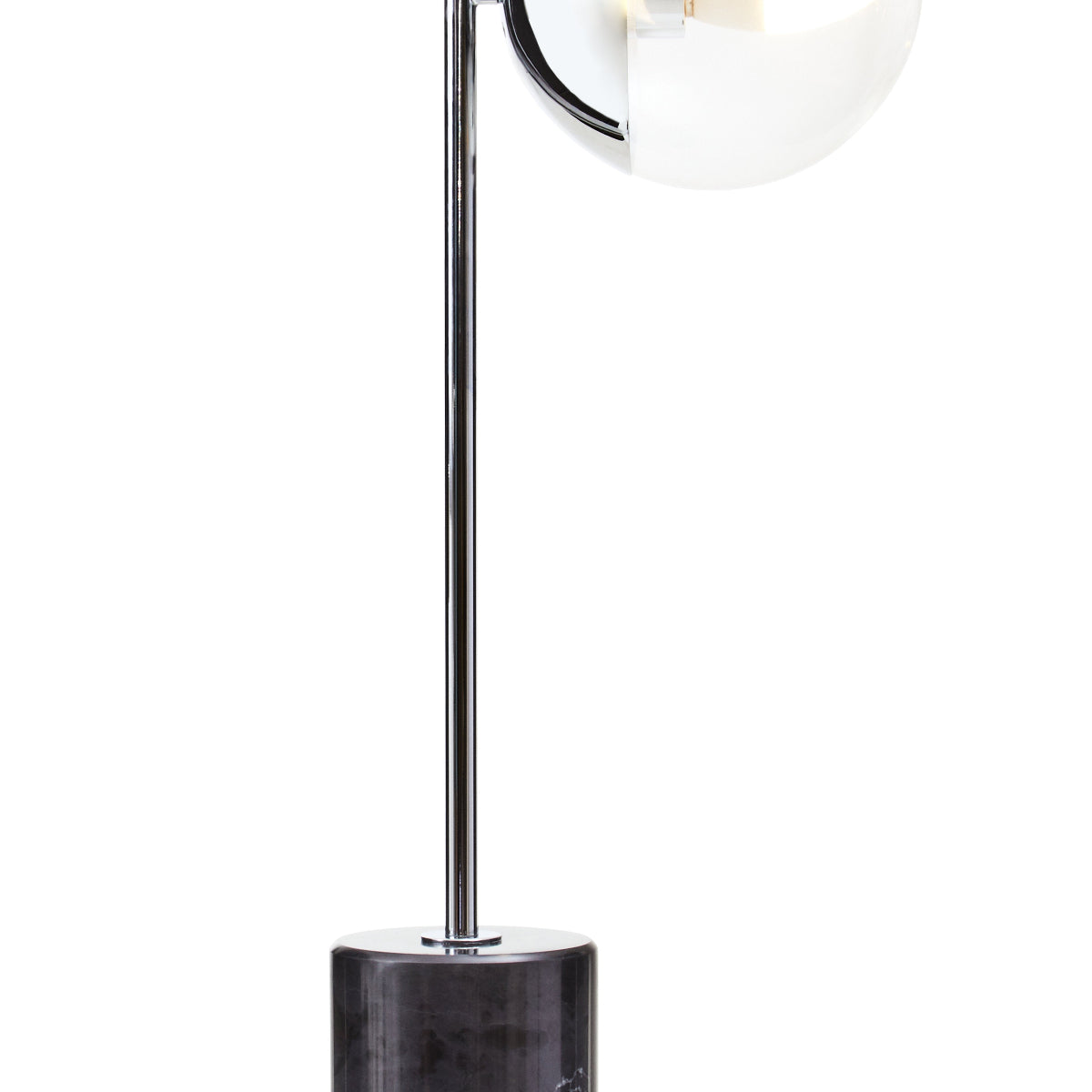 Beaumonde Home Revive Small Silver Finish Metal Table Lamp 10