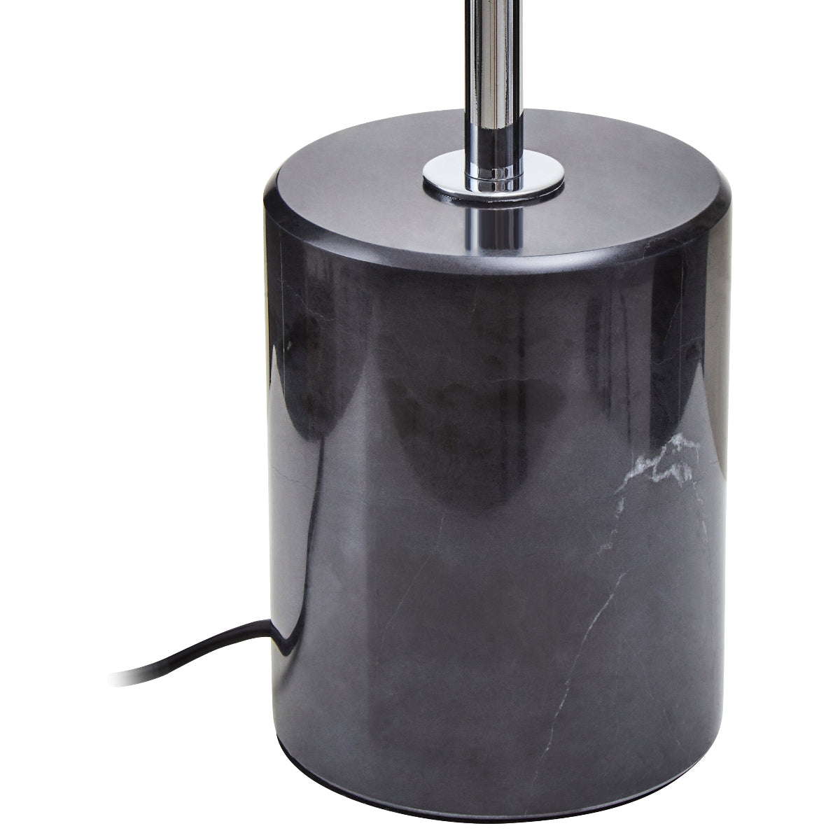Beaumonde Home Revive Small Silver Finish Metal Table Lamp 8
