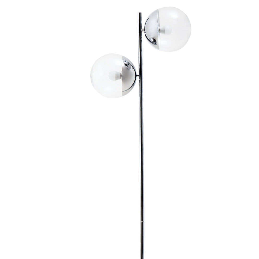 Beaumonde Home Revive Silver Finish Metal Floor Lamp 1