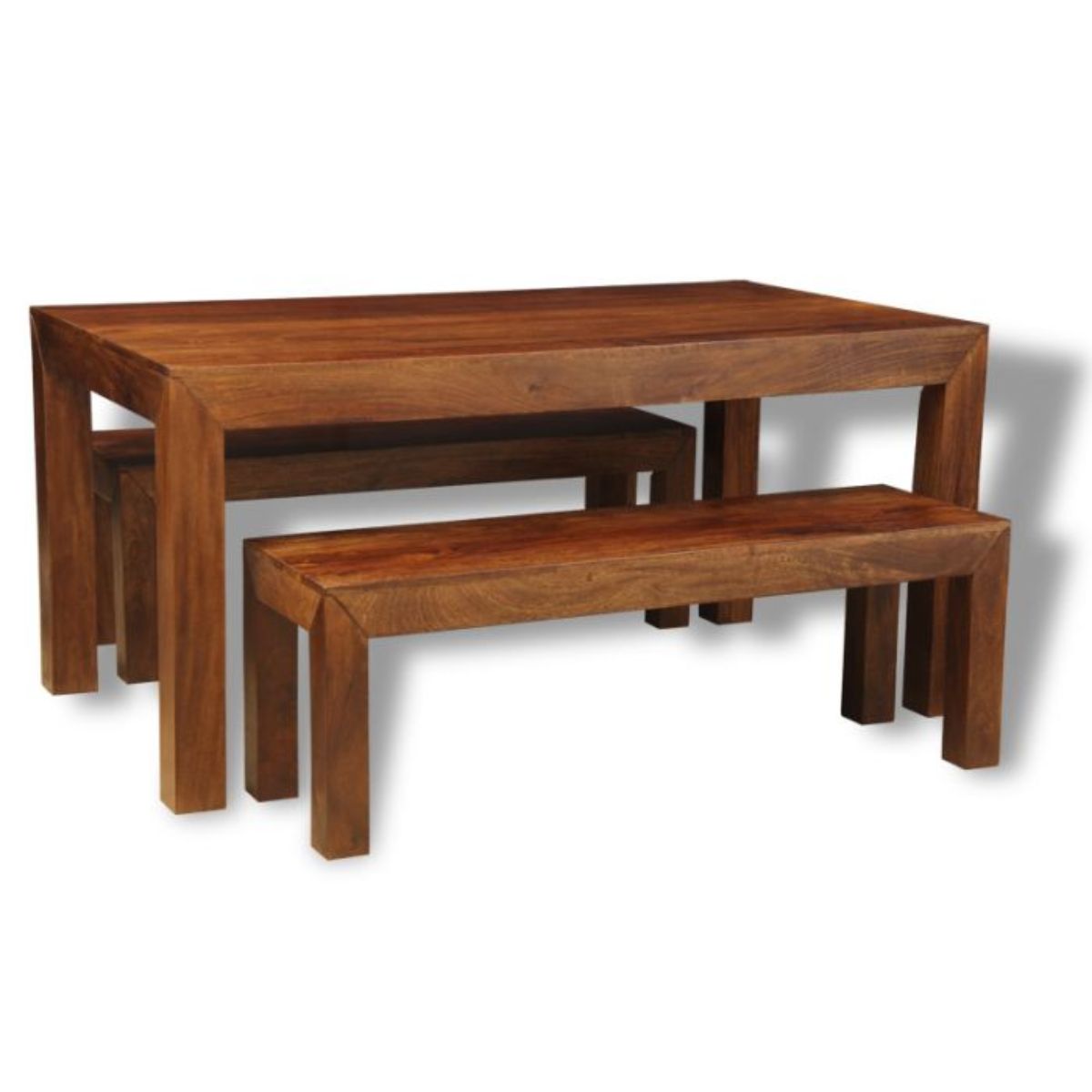 Trade Furniture 160cm Dining Table & 2 Medium Benches
