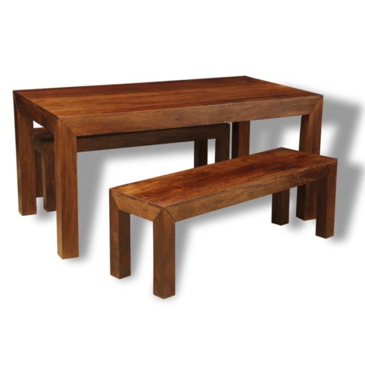 Trade Furniture 160cm Dining Table & 2 Medium Benches