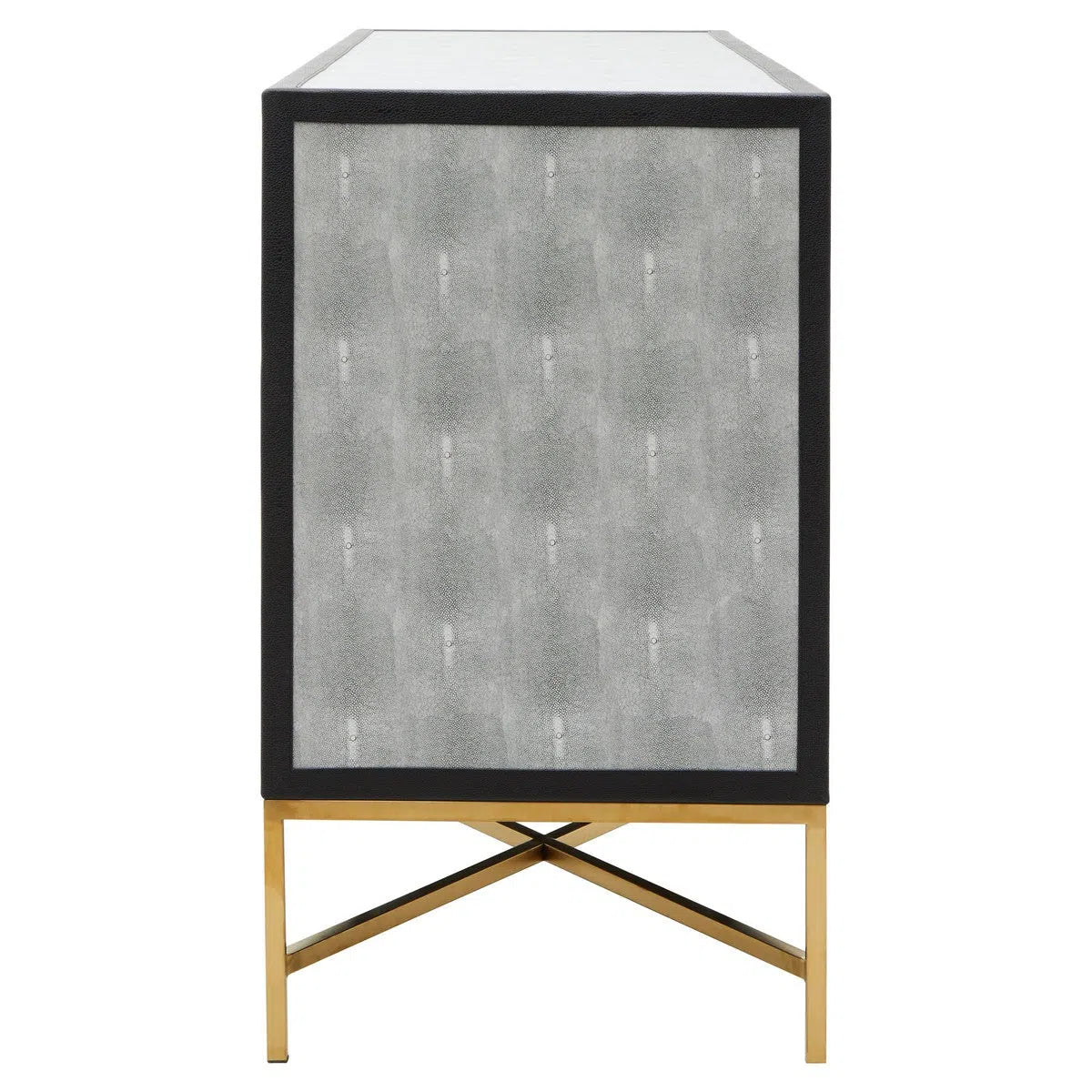 Beaumonde Home Cadarese Grey Shagreen Sideboard-Beaumonde
