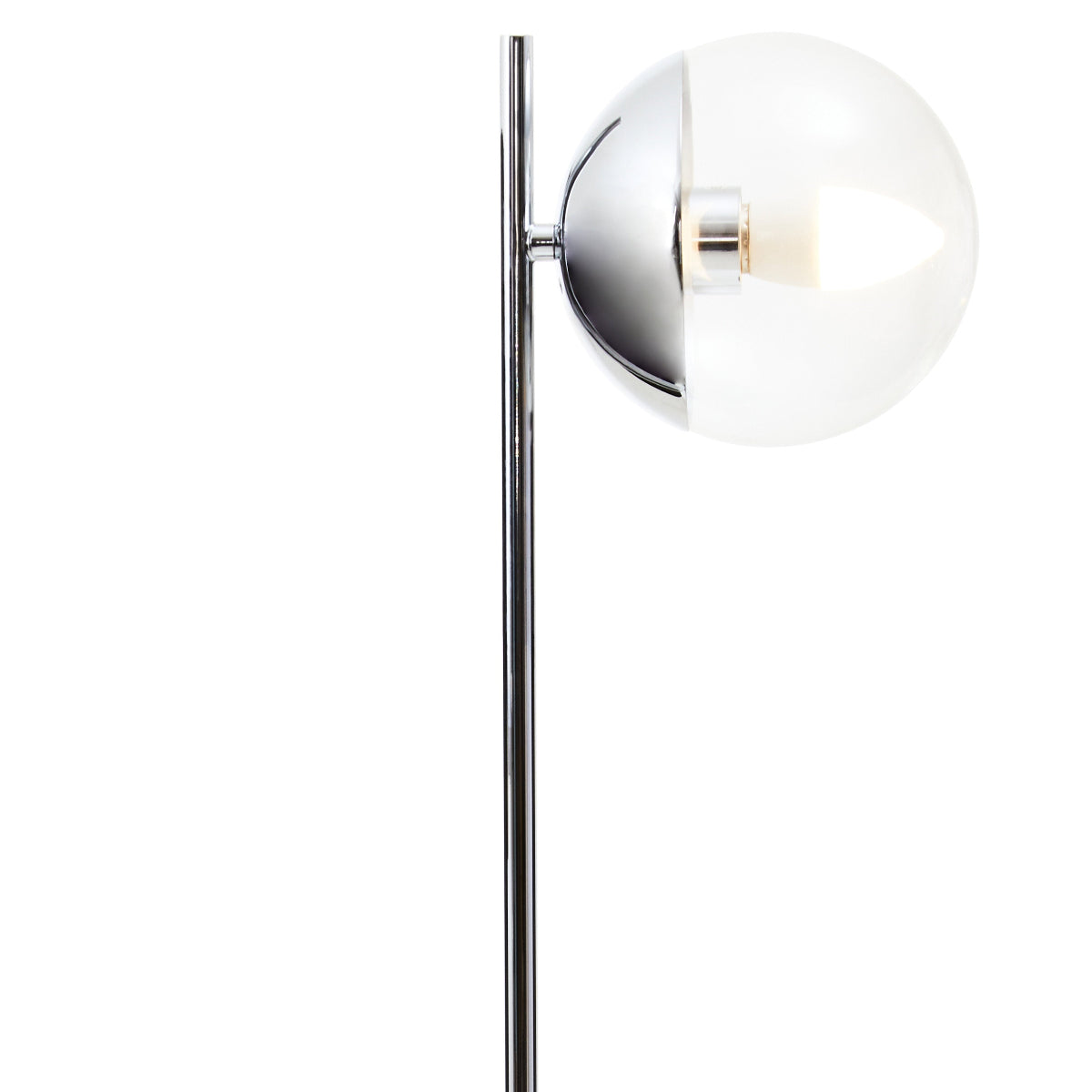 Beaumonde Home Revive Small Silver Finish Metal Table Lamp 1