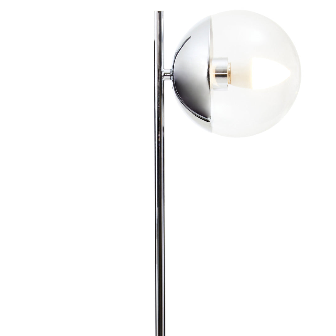 Beaumonde Home Revive Small Silver Finish Metal Table Lamp 1