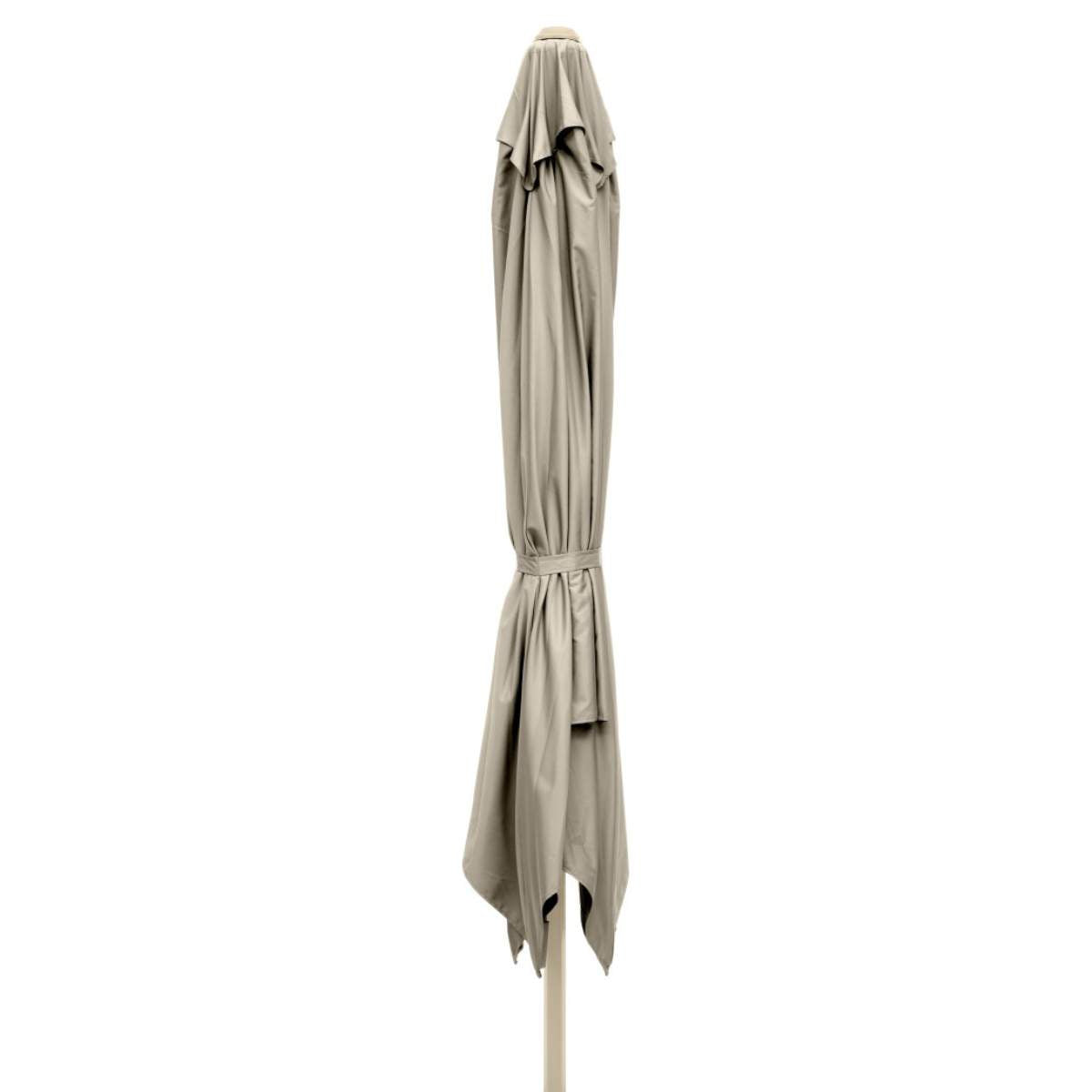 Beau&Co Glow Challenger T2 3m Square Sandstone / Champagne Free Arm Parasol