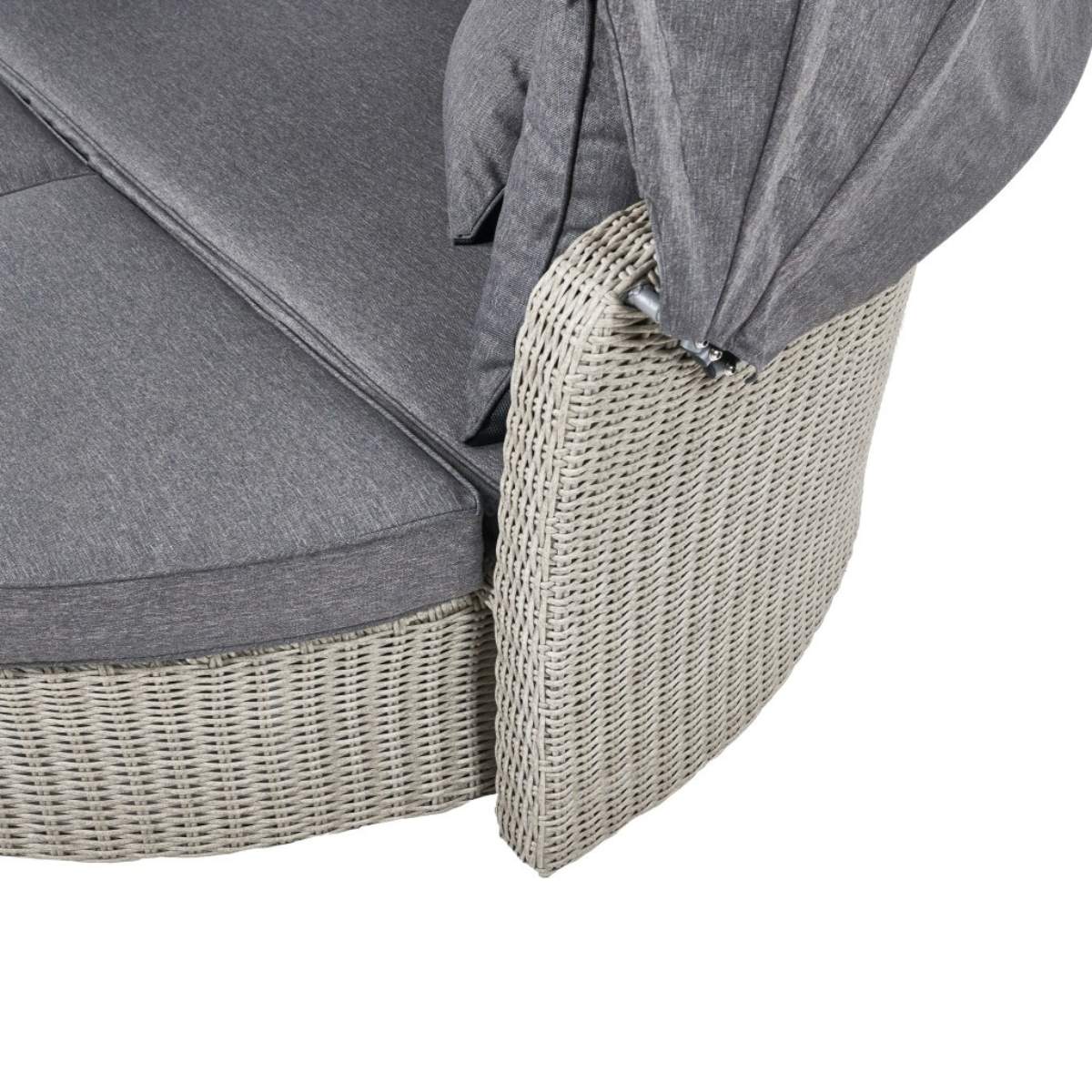 Beau&Co Stone Grey Bermuda Day Bed