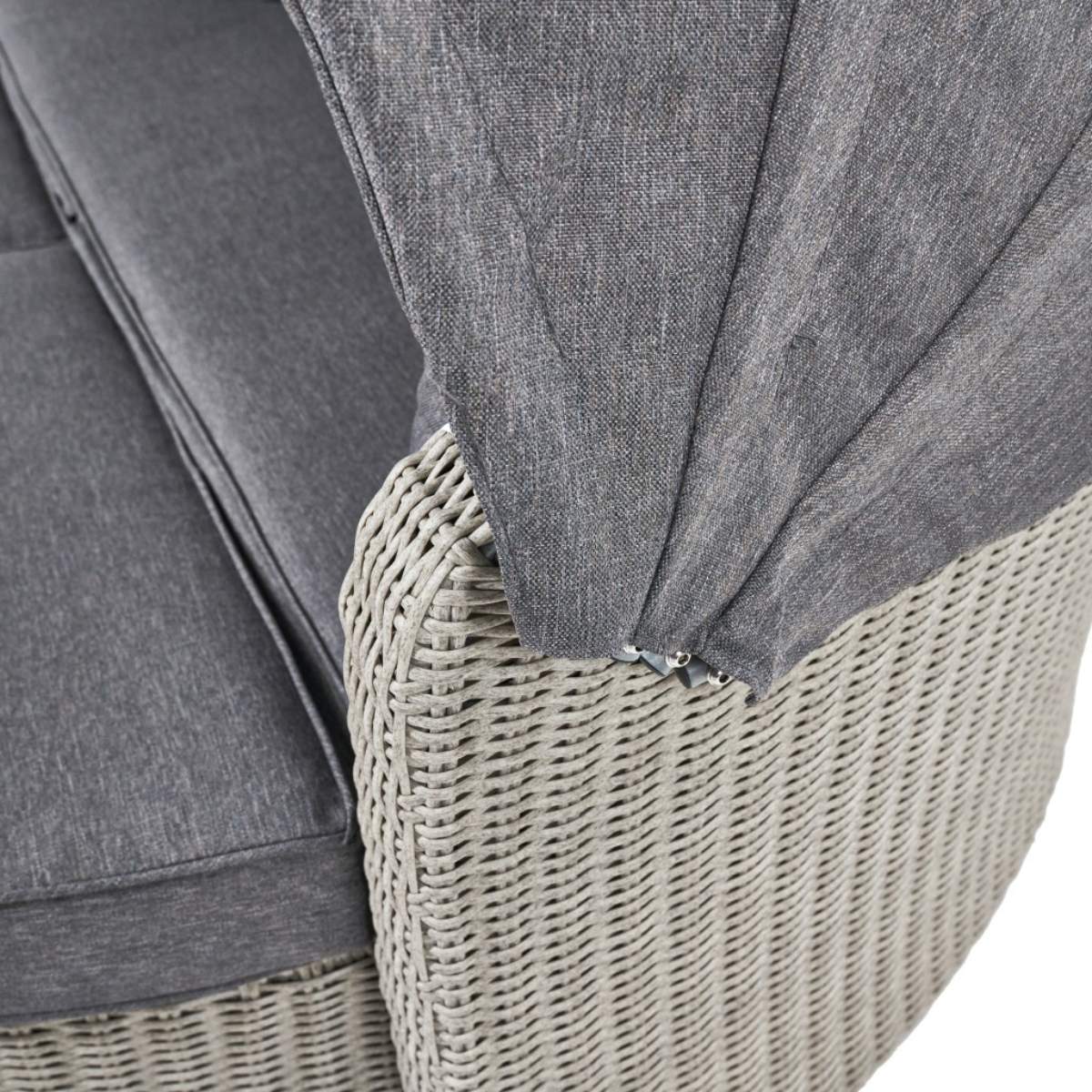 Beau&Co Stone Grey Bermuda Day Bed