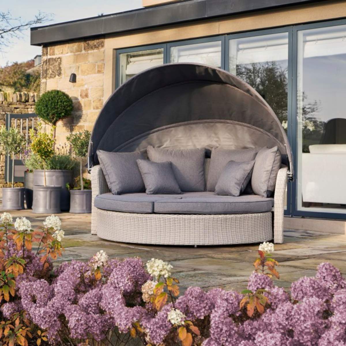 Beau&Co Stone Grey Bermuda Day Bed