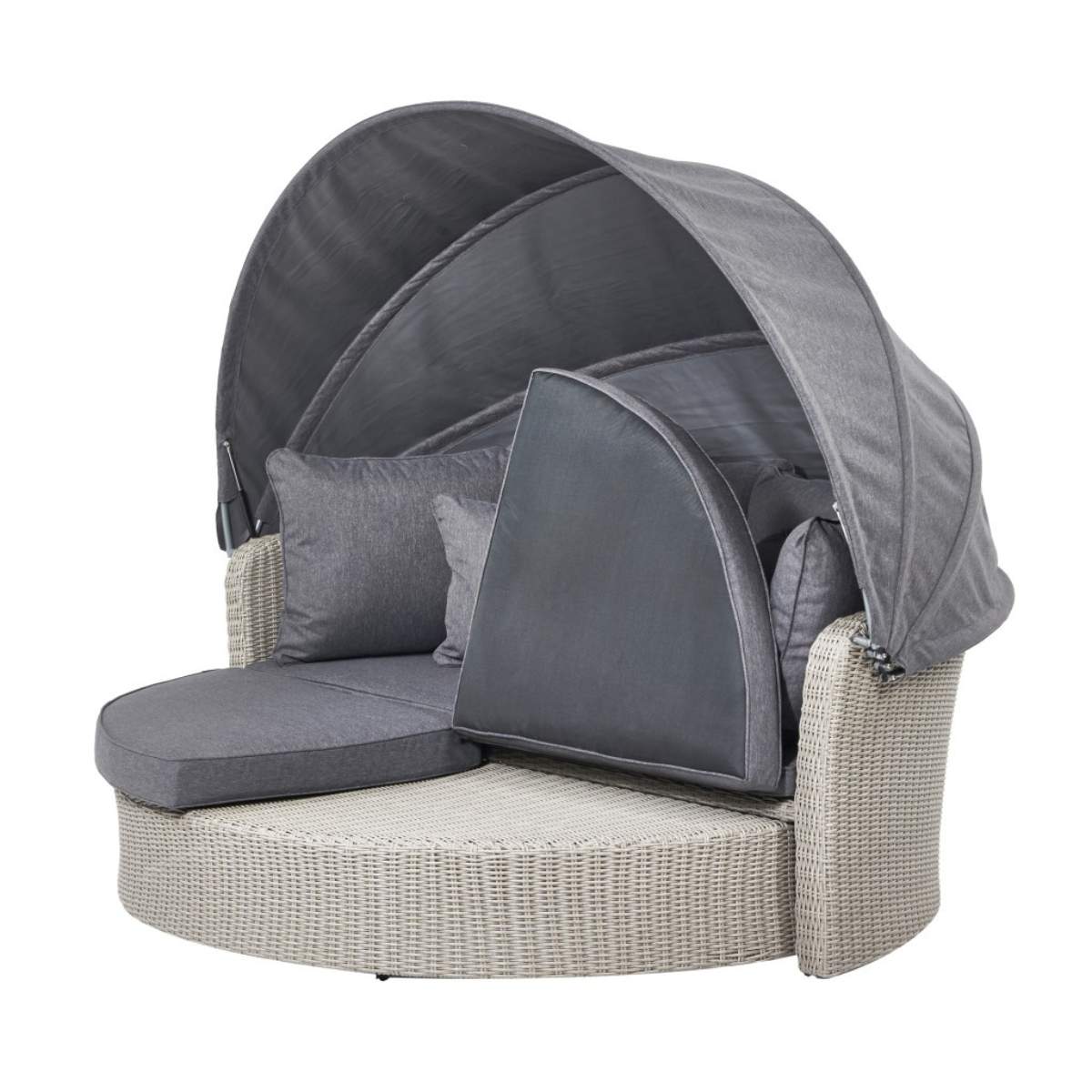 Beau&Co Stone Grey Bermuda Day Bed
