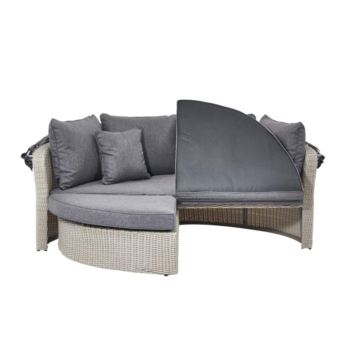 Beau&Co Stone Grey Bermuda Day Bed