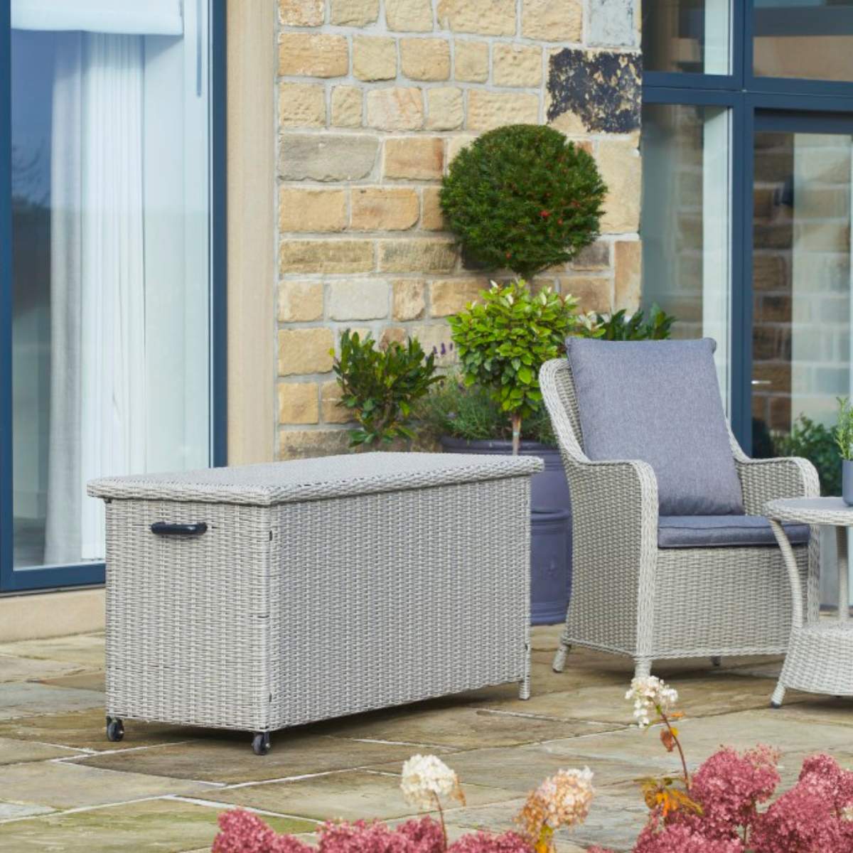 Pacific Lifestyle Stone Grey Small Cushion Box K/D