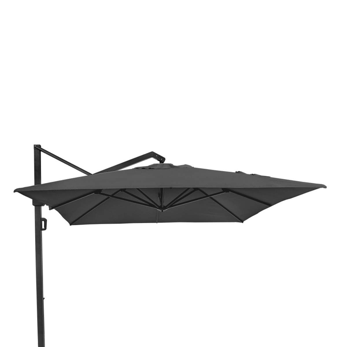Beau&Co Icon Premium T1 4mx3m Rectangular Faded Black Parasol