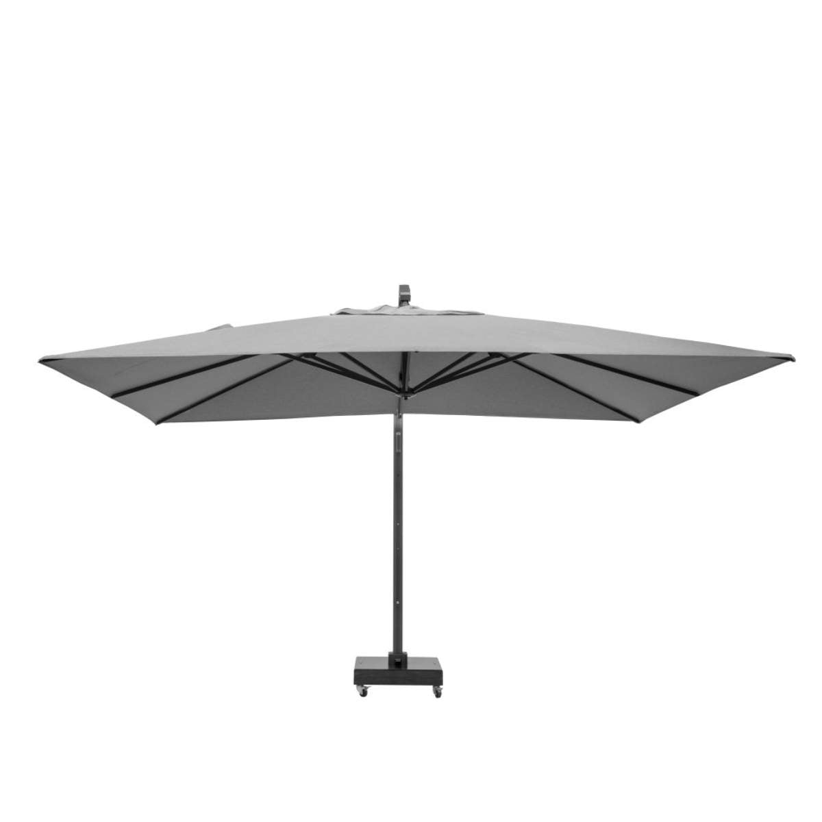 Beau&Co Icon Premium T1 4mx3m Rectangular Manhattan Grey Parasol