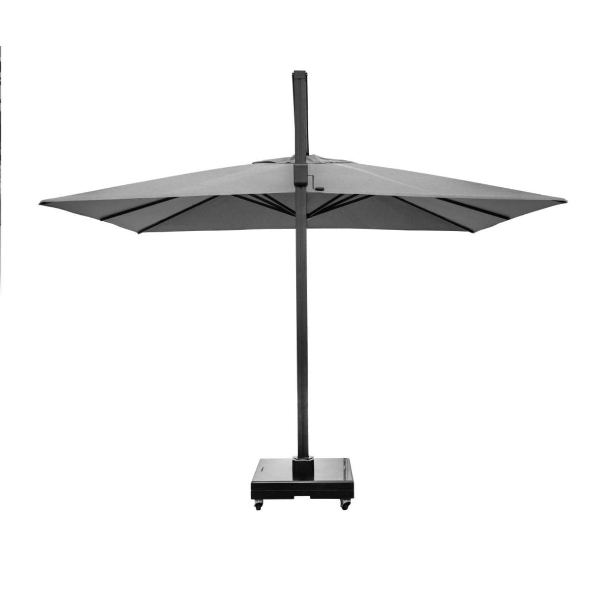 Beau&Co Icon Premium T1 4mx3m Rectangular Manhattan Grey Parasol