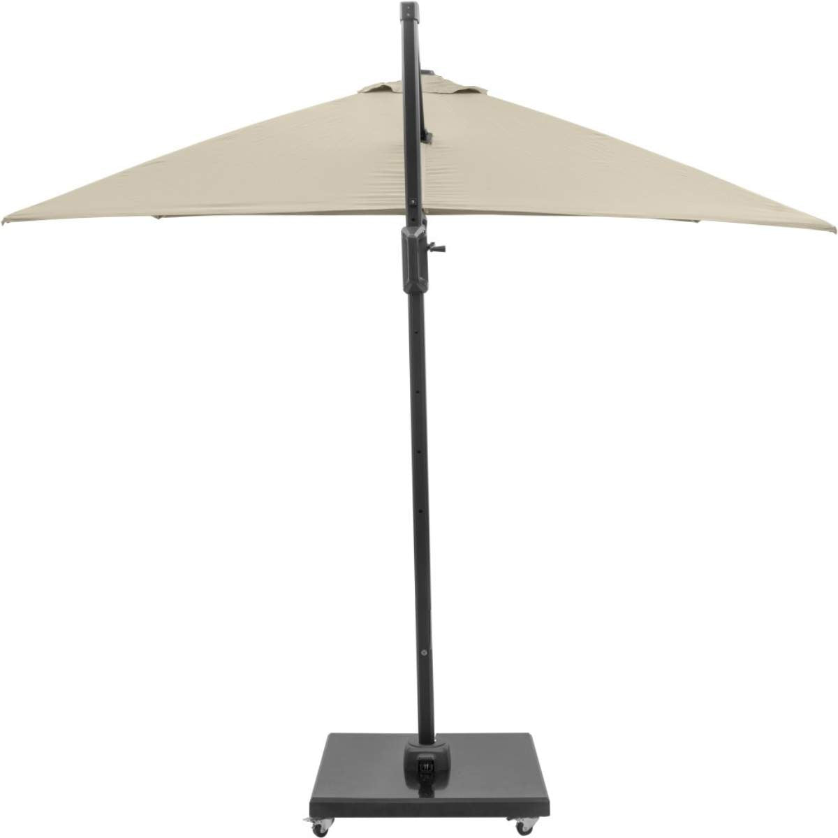 Pacific Lifestyle Challenger T2 3m Square Champagne Free Arm Parasol