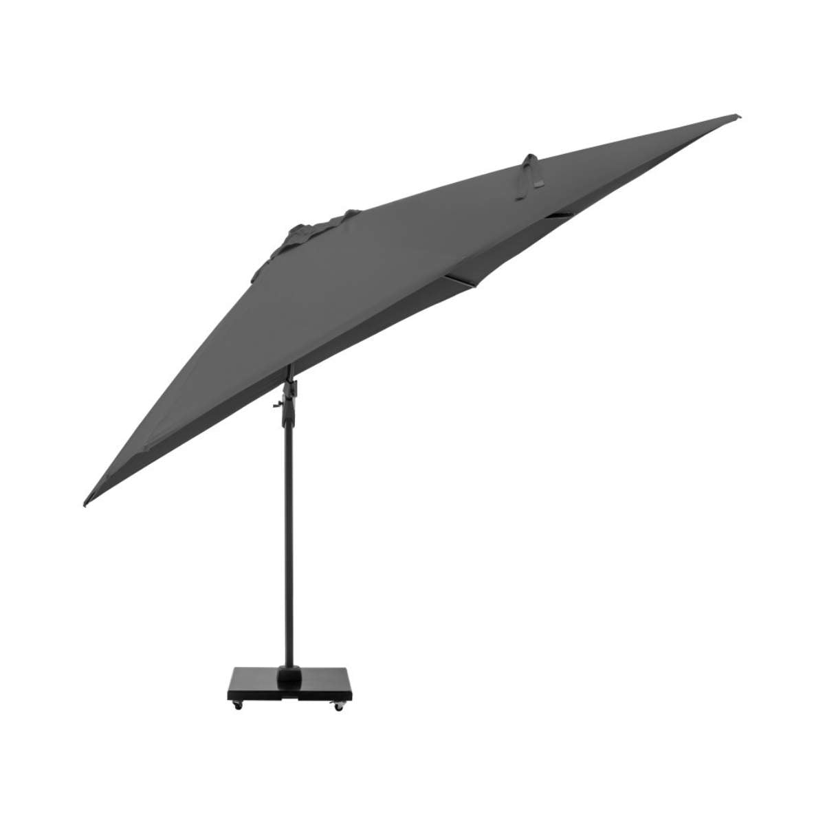 Beau&Co Challenger T2 3m Square Anthracite Free Arm Parasol