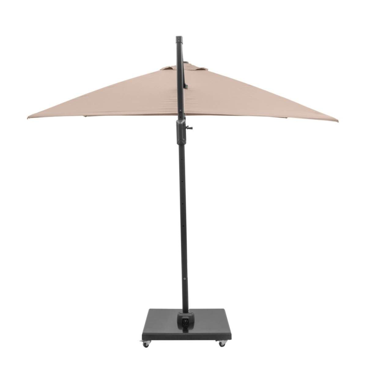 Pacific Lifestyle Challenger T2 3m Square Taupe Free Arm Parasol