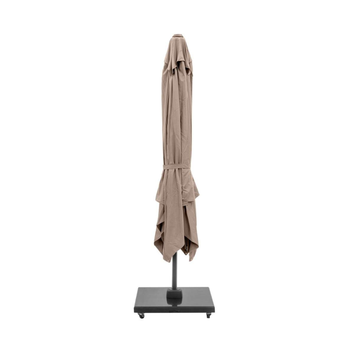 Pacific Lifestyle Challenger T2 3m Square Taupe Free Arm Parasol