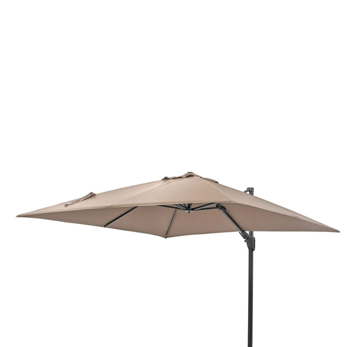 Pacific Lifestyle Challenger T2 3m Square Taupe Free Arm Parasol