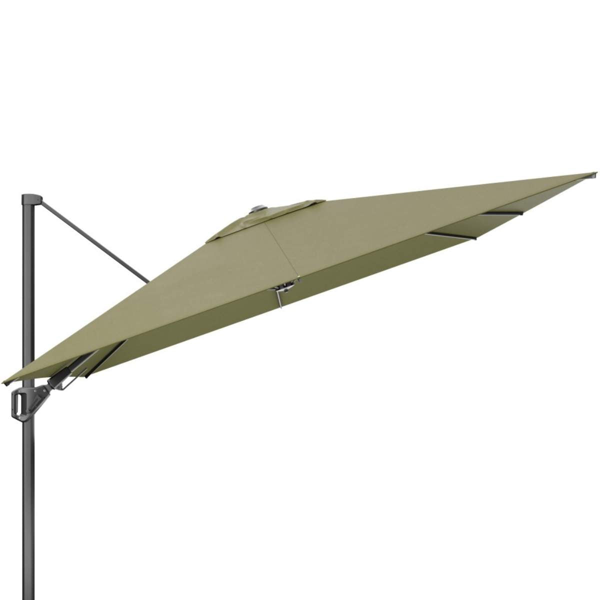 Beau&Co Challenger T2 3m Square Premium Lush Green Free Arm Parasol
